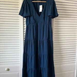 Abercrombie & Fitch, NWT, Elegant Navy Blue Women's Dress